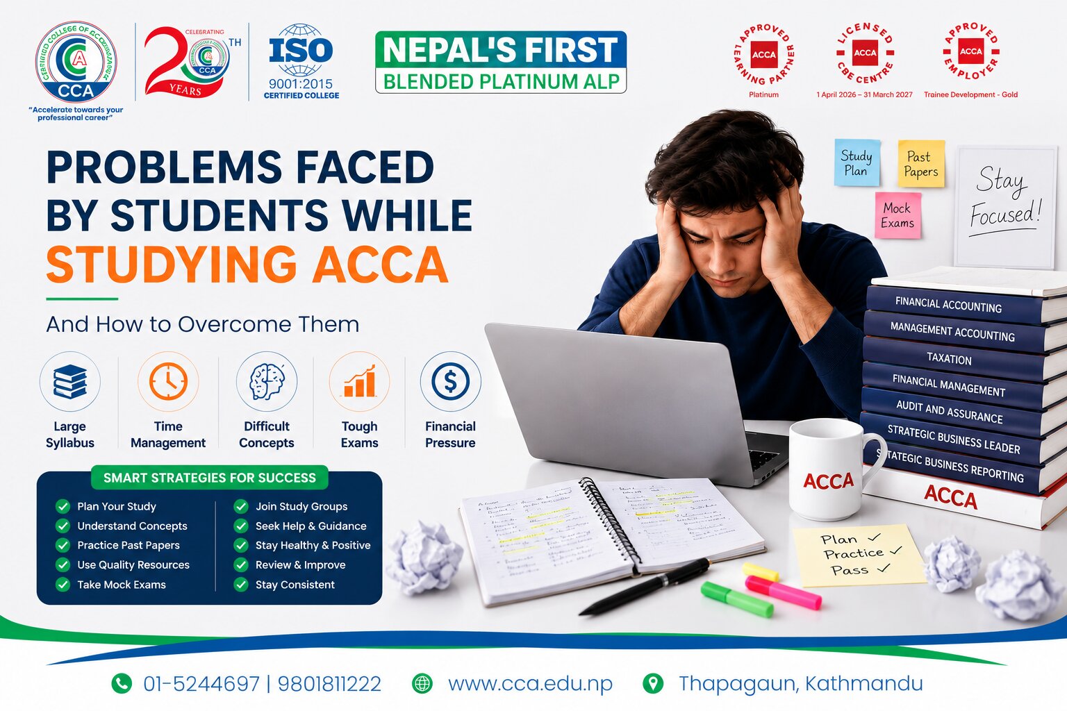 problems faced by students while studying acca
