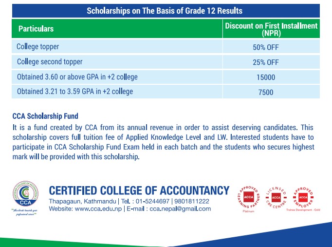 Scholarships at CCA