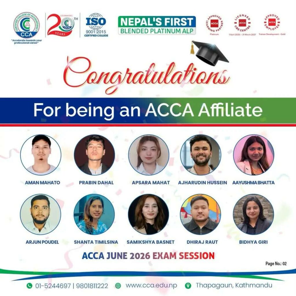 June Exam Session ACCA Affiliate