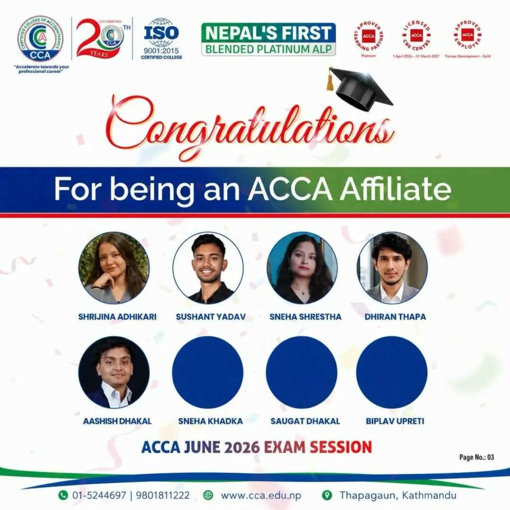 June Exam Session ACCA Affiliate