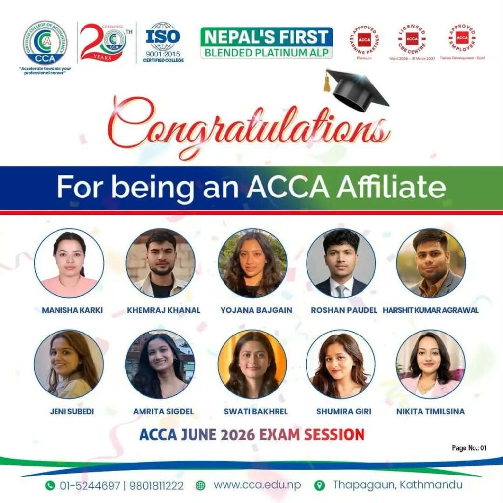 June Exam Session ACCA Affiliate